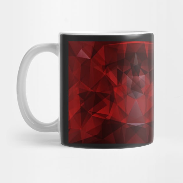 Abstract red triangle geometrical background by IrinaGuArt